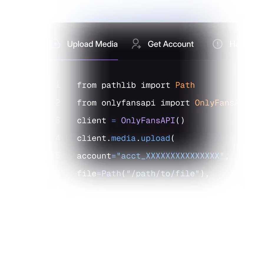 Screenshot of the OnlyFans API reference